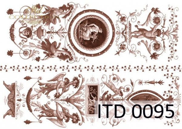Decoupage paper ITD D0095M