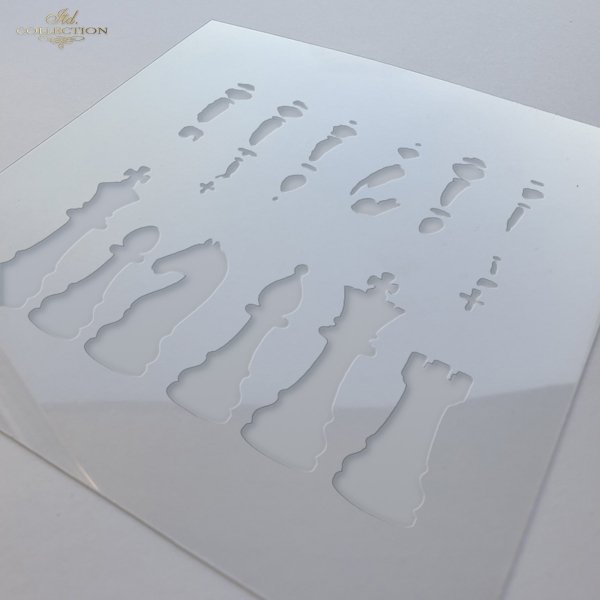 .Stencil scrapbooking decoupage 16x16 cm ST0251A