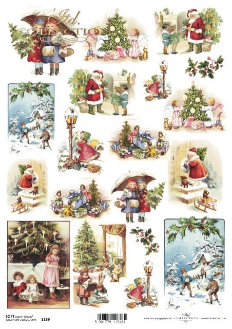 Decoupage paper Soft ITD S0189
