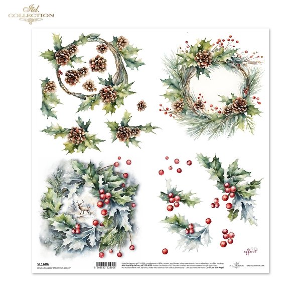 zimowe wianki*winter garlands*Wintergirlanden*guirnaldas de invierno
