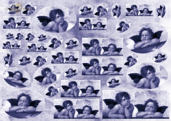 Decoupage paper ITD D0122M
