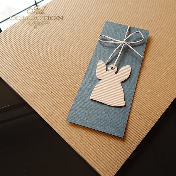 Paper for Scrapbooking, color: white, fine corrugated cardboard