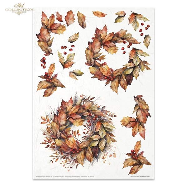 jesienne wianki*autumn wreaths*Herbstgirlanden*guirnaldas de otoño