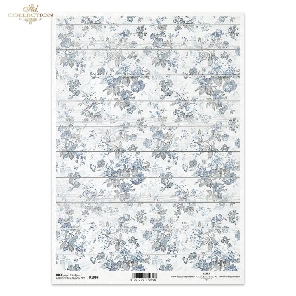 motyw tapetowy, kwiaty, kwiatowe tło, deska, deski, kwiatki w odcieniach błękitu, na deskach, shabby chic, wallpaper motif, flowers, floral background, board, boards, flowers in shades of blue, on boards, Tapetenmotiv, Blumen, floraler
