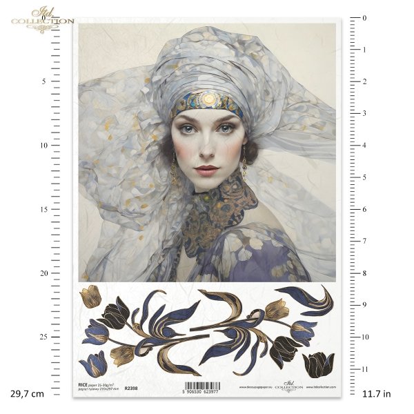 kobiety, złoto, dekoracyjne wzory, mozaiki, motywy secesyjne*women, gold, decorative patterns, mosaics, Art Nouveau motifs