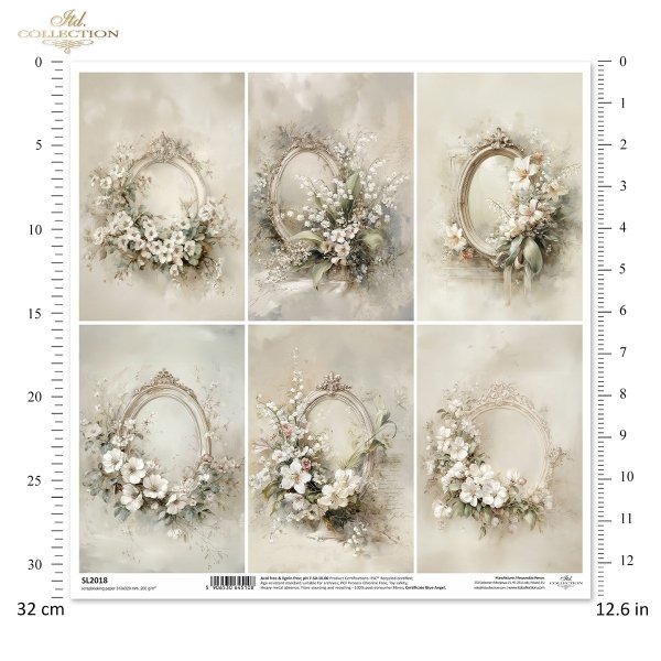 kwiaty, ramy, styl vintage, pastele, elegancja, dekoracja, delikatność, akwarela, botanika, estetyka shabby chic Angielski: flowers, frames, vintage style, pastels, elegance, decoration, delicacy, watercolor, botany, shabby chic aesthetic