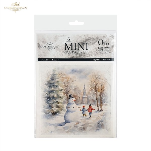 widoczki zimowe, dzieci, bałwanki*winter views, children, snowmen*Winteransichten, Kinder, Schneemänner*vistas invernales, niños, muñecos de nieve