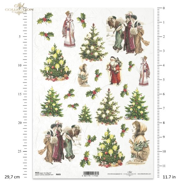 para Navidad, festivo, árbol de Navidad, adornos del árbol de Navidad, Santa Claus, velas en el árbol, paseos de invierno, Retro, Vintage, moda, vestido, vestidos, cilindro, invierno, mujer, hombre, paseo