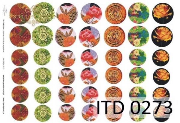 Decoupage paper ITD D0273M