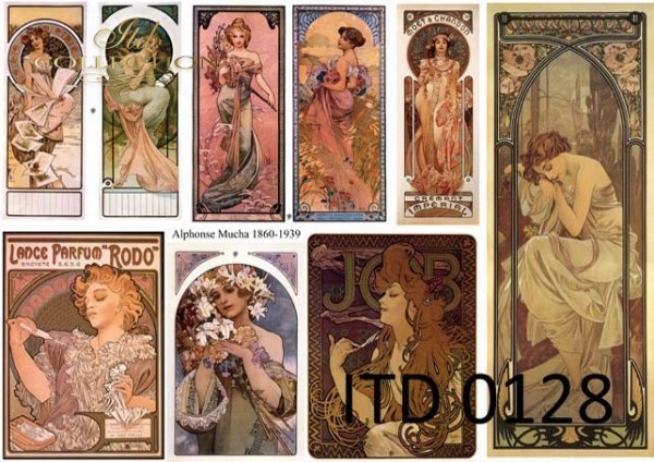 Decoupage Paper ITD D0128M