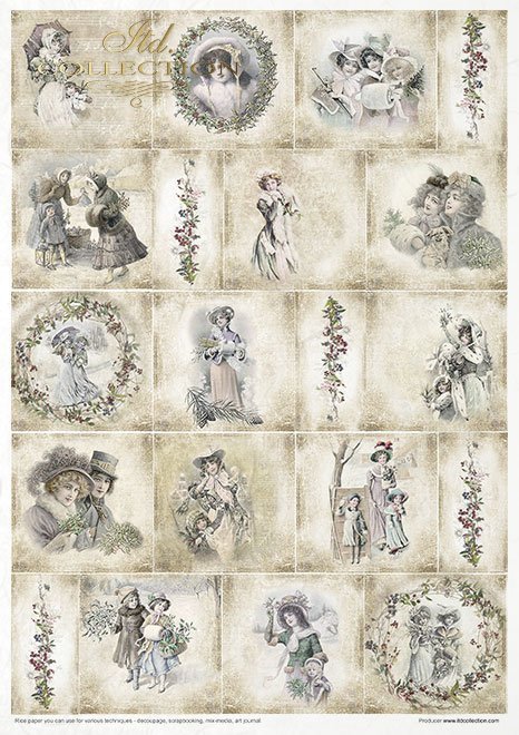 Creative Set RP047 Vintage Advent Calendar