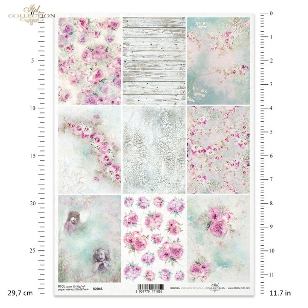 Seria Shabby Chic for Spring - wiosna, aniołki, dzieci, kwiaty, róża, róże, deska, deski, spękalina, motywy różane, pastelowe tła, miniatury, miniatura, angels, children, flowers, rose, roses, board, boards, crackle, rose motifs, pastel backgrounds, minia