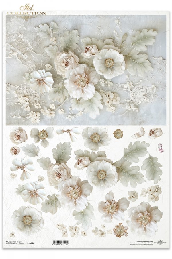 kwiaty 3D 3D flowers 3D-Blumen Flores 3D
