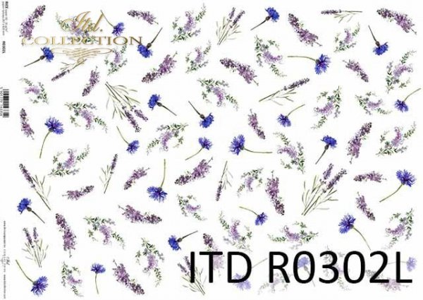 kwiaty, chabry, lawenda, perovskia, drobne elementy*flowers, cornflowers, lavender, perovskia, small elements