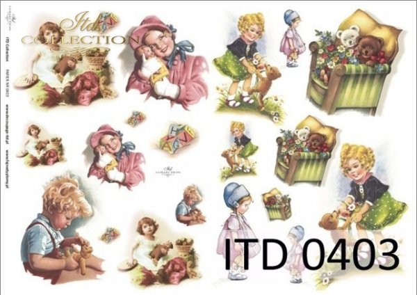 papel decoupage clásico D0403M