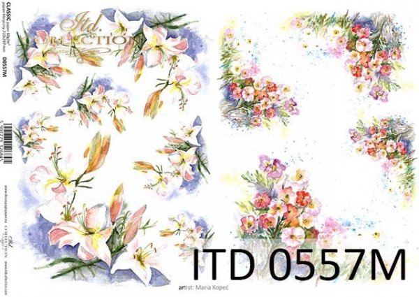papel decoupage clásico D0557M
