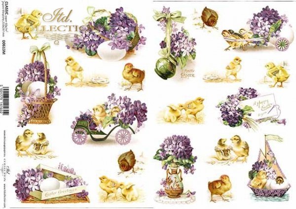 papel decoupage clásico D0613M