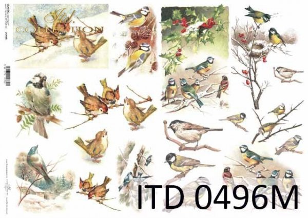 papel decoupage clásico D0496M