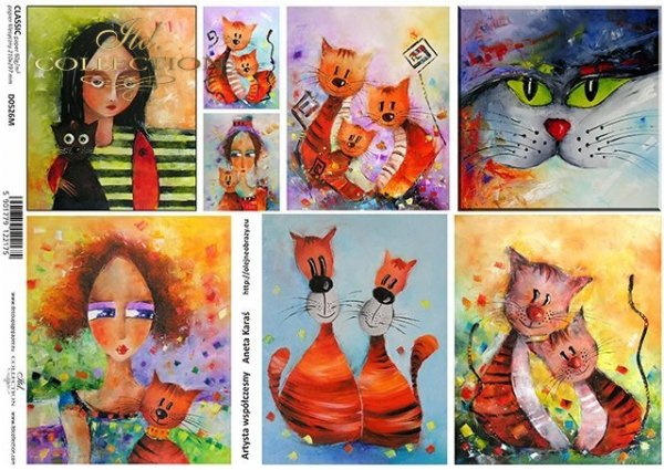 papel decoupage clásico D0526M