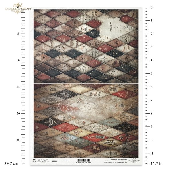 Papel de arroz para decoupage R2764