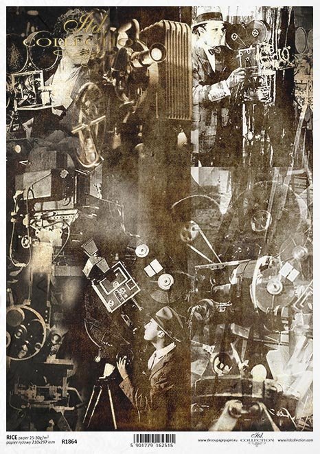Magia kina, kamery, kolaż, reżyserzy*The magic of cinema, cameras, collage, directors*Die Magie des Kinos, Kameras, Collagen, Regisseure*La magia del cine, las cámaras, el collage, los directores