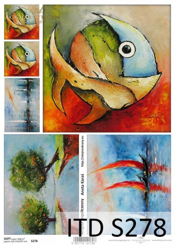 Papel Decoupage Soft S0278