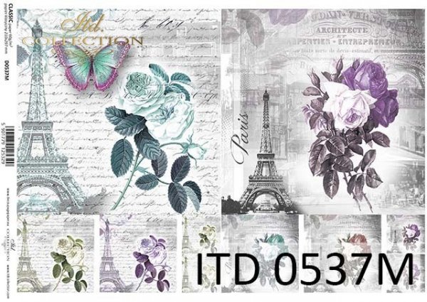 papel decoupage clásico D0537M