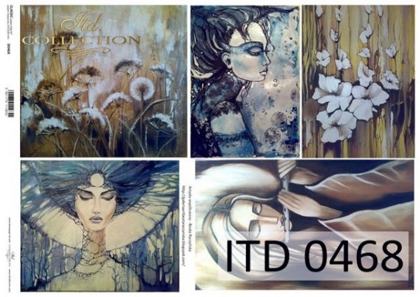 papel decoupage clásico D0468M