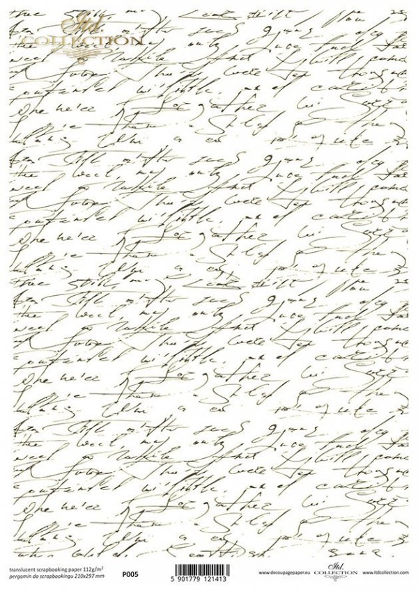 papel para scrapbooking - el papel translúcido P0005