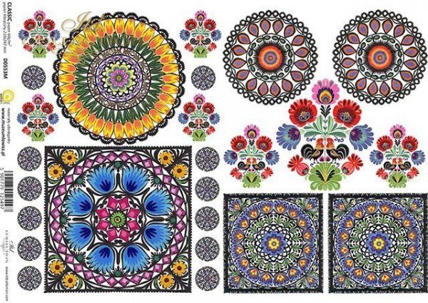 papel decoupage clásico D0553M