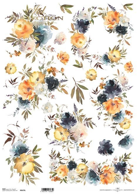 żółte kwiaty, akwarela, bukiet kwiatów*yellow flowers, watercolour, bouquet of flowers*gelbe Blumen, Aquarell, Blumenstrauß*flores amarillas, acuarela, ramo de flores
