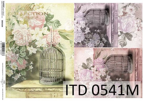 papel decoupage clásico D0541M