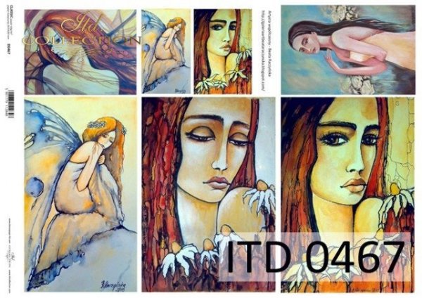 papel decoupage clásico D0467M