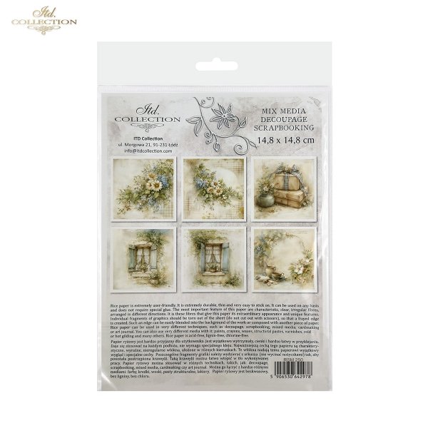 conjunto de papeles de arroz RSM250