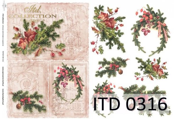 papel decoupage clásico D0316M