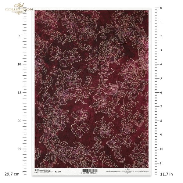 Seria Vintage Tapestry, motyw tapetowy, tapeta, ornament roślinny, ornamenty, dekor, vintage, retro, gobelin, wallpaper motif, floral ornament, ornaments, decor, tapestry, Tapetenmotiv, Wandteppich, florales Ornament, Ornamente, Dekor