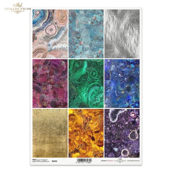 Seria Gemstones, kamień szlachetny, kamienie szlachetne: złoto, agat, ametyst, malachit, turkus, srebro, lazuryt, rubin, bursztyn, miniatury, miniatura, Gemstones series, precious stones: gold, agate, amethyst, malachite, turquoise, silver, azure, ruby, a