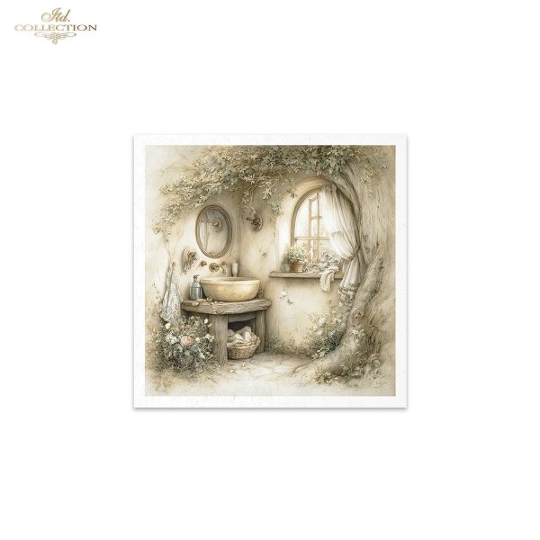 Myszki, sielanka, akwarela, retro, las, natura*Mice, idyll, watercolour, retro, forest, nature*Mäuse, Idylle, Aquarell, Retro, Wald, Natur*Ratones, idilio, acuarela, retro, bosque, naturaleza