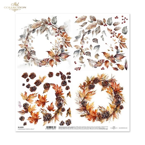 jesienne wianki*autumn wreaths*Herbstgirlanden*guirnaldas de otoño