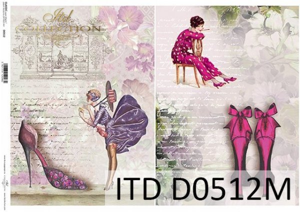 papel decoupage clásico D0512M