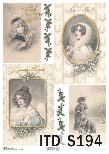 Papel Decoupage Soft S0194