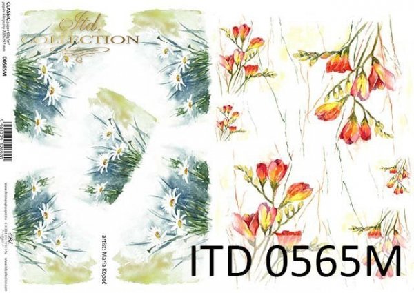 papel decoupage clásico D0565M