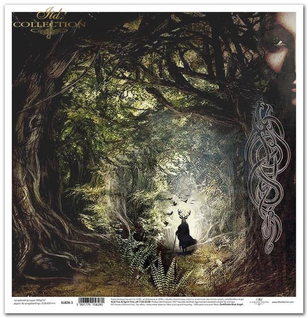 mityczne zwierzęta, wierzenia nordyckie, las, jeleń*mythical animals, nordic beliefs, forest, deer*mythische Tiere, nordischer Glaube, Wald, Hirsche*animales míticos, creencias nórdicas, bosque, ciervo
