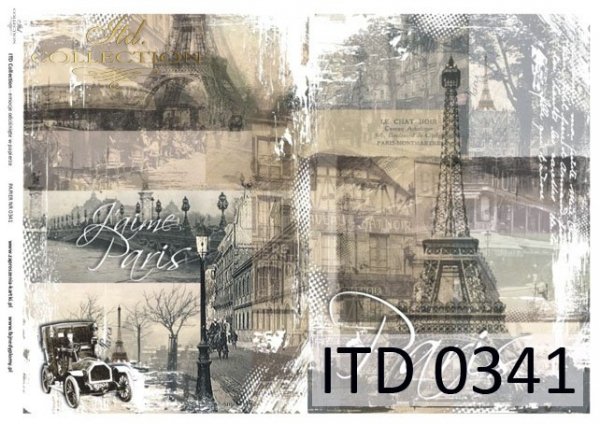 papel decoupage clásico D0341M