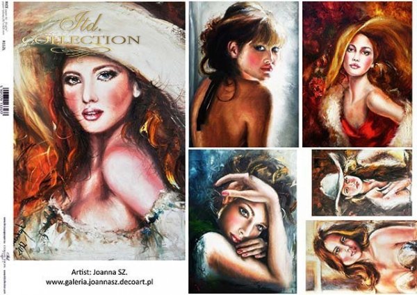 Papier Decoupagepapier zeitgenössische Malerei*Бумага Декупаж современной живописи*Papel Decoupage pintura contemporánea