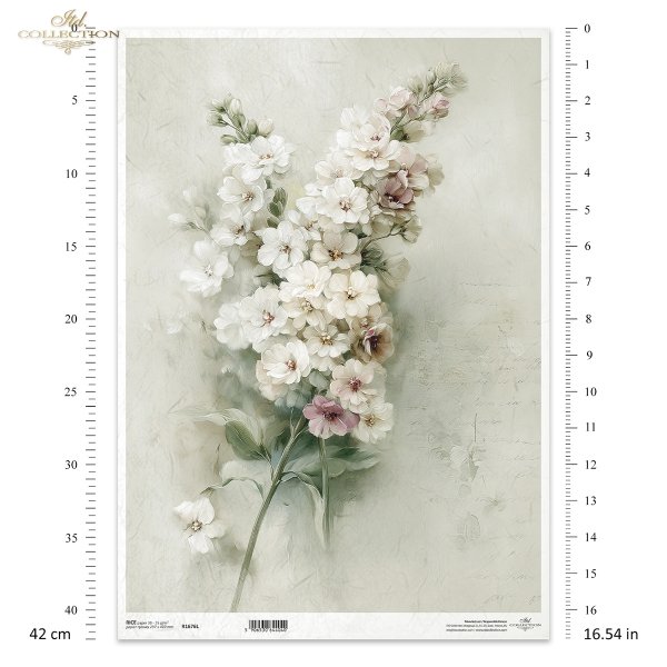 Papel de arroz decoupage A3 R1676L