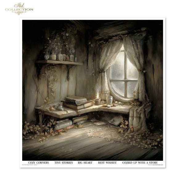 Papeles Scrapbooking SLS-102 Mouse World - Interior