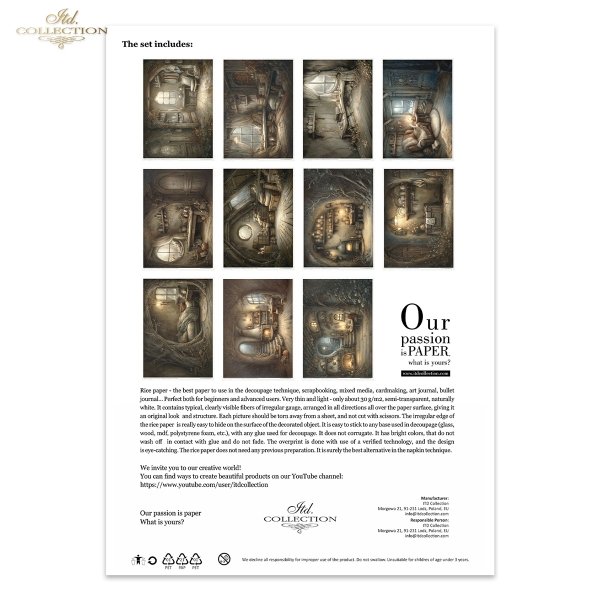 Mouse World - Interior -  Ilustracje,  świat myszek, przytulne wnętrza, bajkowe sceny, kominki, nory mysie, domki, wnętrza