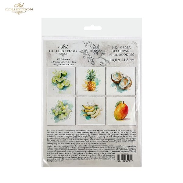 conjunto de papeles de arroz RSM267