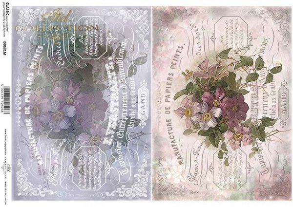 papel decoupage clásico D0531M